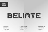 Product image of Belinte Display Sans Serif