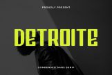 Product image of Detroite Powerful Sans Serif
