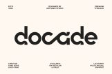 Product image of Docade Modern Sans Font