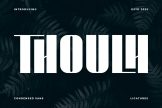 Product image of Thoulh Condensed Sans Serif