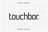 Product image of Touchbar Geometric Sans Font
