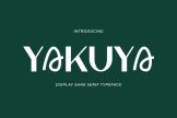 Product image of Yakuya Creative Display Font