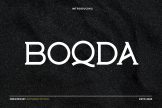 Product image of Boqda Clean Modern Serif Font