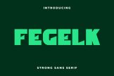 Product image of Fegelk Strong Modern Sans Serif Font