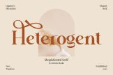 Product image of Heterogent Luxury Serif Font