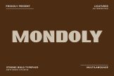 Product image of Mondoly Strong Sans Serif
