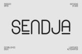 Product image of Sendja Minimalist Sans Serif Font