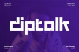 Product image of Diptalk Technology Display Font