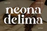 Product image of Neona Delima Premium Serif Font