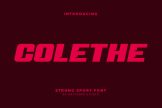 Product image of Colethe Bold Sans Font