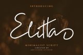 Product image of Elitta Signature Script Font