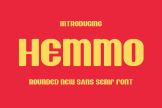 Product image of Hemmo Playful Rounded Font