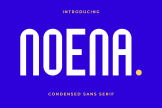 Product image of Noena Semi Condensed Sans Serif Font