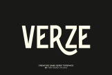 Product image of Verze Creative Sans Serif Font
