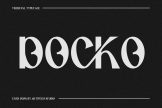 Product image of Docko Display Sans Serif Font