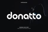 Product image of Donatto Bold Sans Logo Font