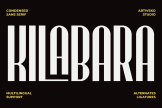 Product image of Kilabara Condensed Sans Serif Font