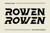 Product image of Rowen Strong Slab Serif