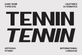 Product image of Tennin Clean Strong Sans Serif