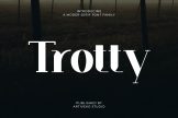 Product image of Trotty Elegant Serif Font Family