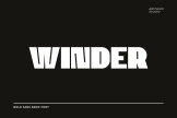 Product image of Winder Powerful Sans Serif Font