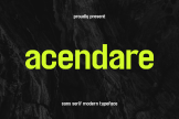 Product image of Acendare Contemporary Sans Serif