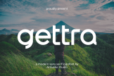 Product image of Gettra Sleek Sans Serif Font