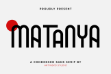 Product image of Matanya Minimalist Sans Serif