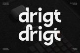 Product image of Drigt – Modern Creative Sans Serif for Bold Branding