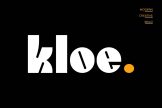 Product image of Kloe – Bold Display Font for Modern Stylish Branding