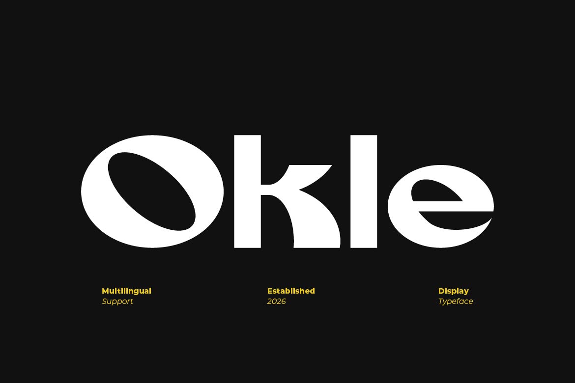 Okle – Creative Display Font