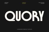 Product image of Quory – Retro Condensed Sans Serif for Vintage Headlines