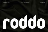 Product image of Roddo – Soft Bold Typeface for Playful & Modern Design