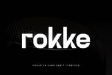 Product image of Rokke – Edgy Sans Font