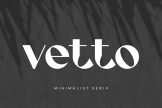 Product image of Vetto – Luxury Sans Serif Font for Boutique & Beauty Branding