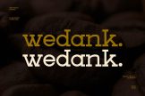 Product image of Wedank – Contemporary Slab Font for Bold & Elegant Projects