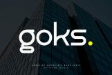 Product image of Goks – Creative Sans Serif Logo Font