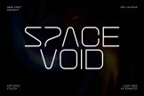 Product image of Space Void – Minimal Technology Typeface for Space Age Branding