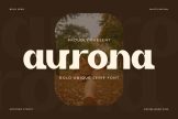 Product image of Aurona – Bold Creative Serif for Premium Branding