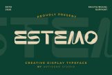Product image of Estemo – Expressive Display Font