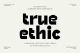 Product image of True Ethic – Versatile Sans Serif Family